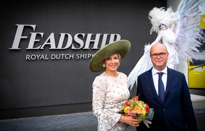 Opening ceremony of Feadship Shipyard in Amsterdam on 16th May