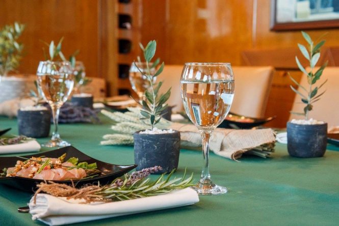 Relaxed yet elegant onboard atmosphere