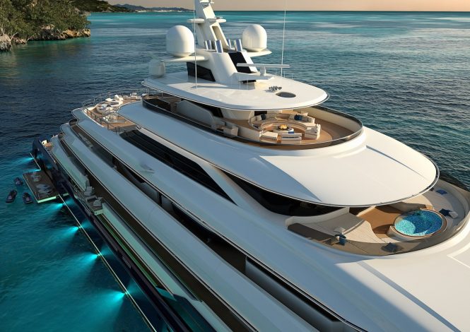 deck details Columbus Classic 120m