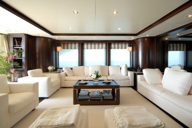 Beautiful elegant saloon