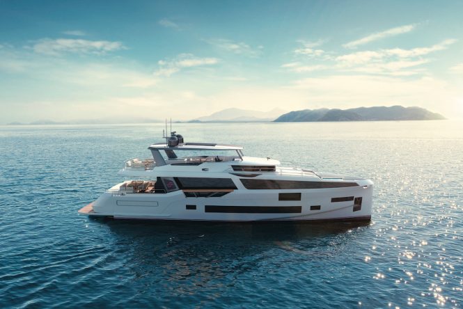 SIRENA 88 motor yacht rendering - Photo © Sirena Yachts