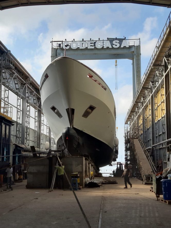 Codecasa 55m yacht Hull C123