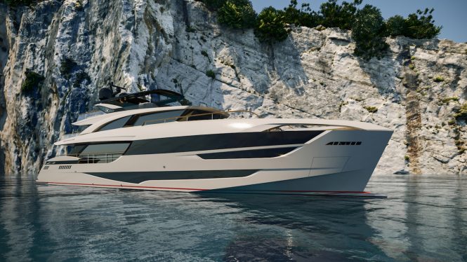 42M TRI-DECK ILUMEN - EXTERIOR rendering