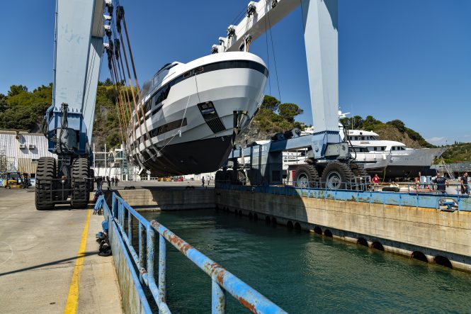 L.A.U.L. launch ceremony - Photo © Palumbo Superyachts