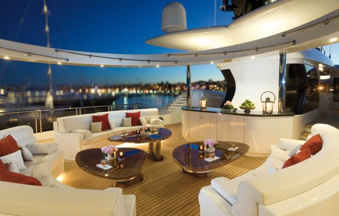 Sun deck -Photo © Abeking & Rasmussen