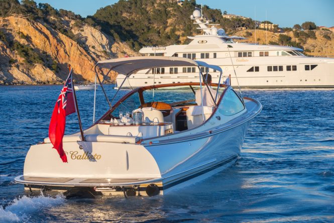 Motor Yacht CALLISTO with her tender