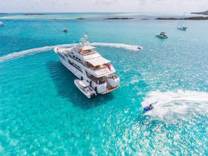 Palmer Johnson Motor Yacht LADY J - Aerial shot