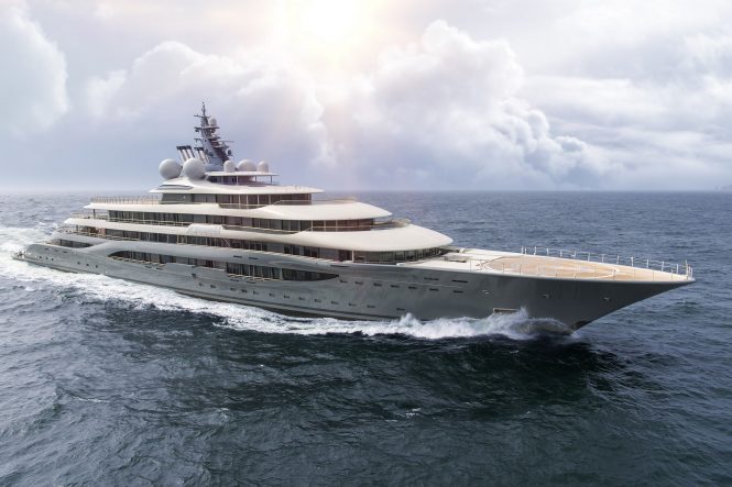 136m motor yacht FLYING FOX by Lurssen, designed by Espen Oeino with interior design by Mark Berryman