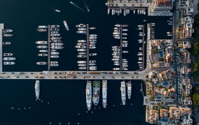 Porto Montenegro from above