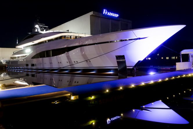 ARROW ready for christening - Photo © Feadship