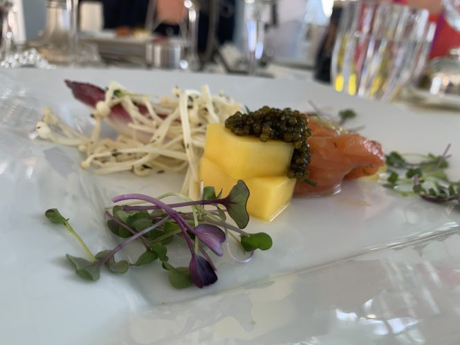 Lunch aboard Relentless