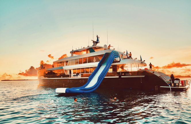 Luxury motor yacht BLACK PEARL I available for adventure-filled charters in Palau