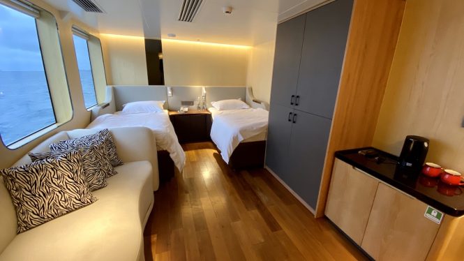 Seaview suite on the upper deck