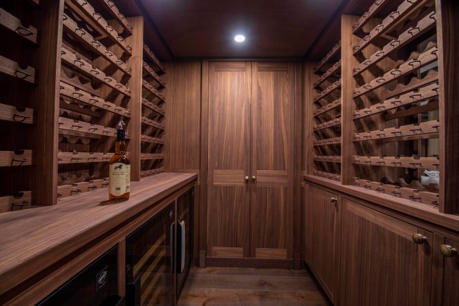 Wine cellar during construction