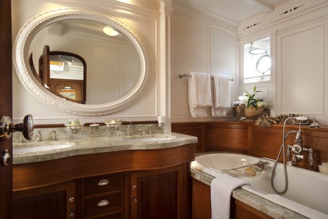 Elegant master ensuite bathroom