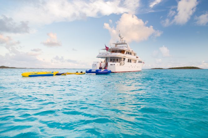 Excellent choice of toys and fantastic deck spaces are offered by motor yacht LADY J - © Photo Quin Bisset