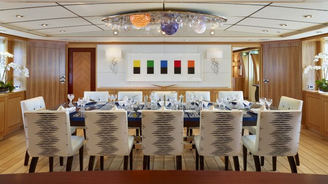 Formal elegant dining area