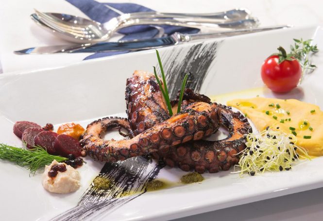 Delicious personalised meals on board