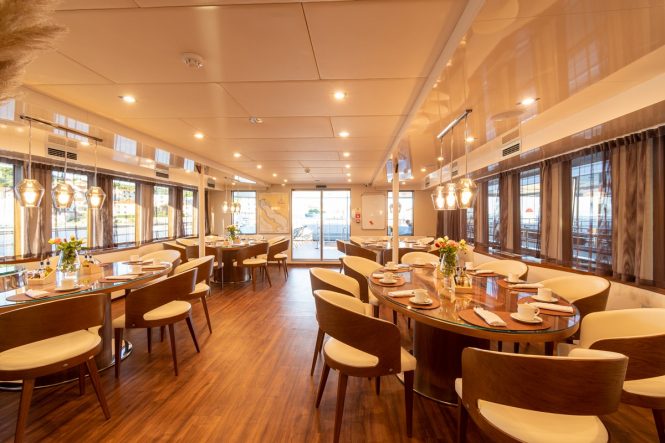 dining saloon for guests