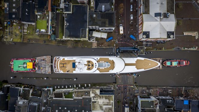 Aerial view - Project 707 copyright Feadship 