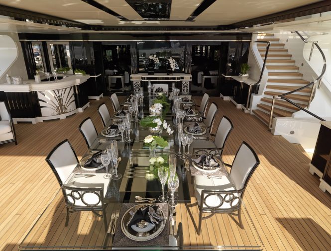 Alfresco dining area