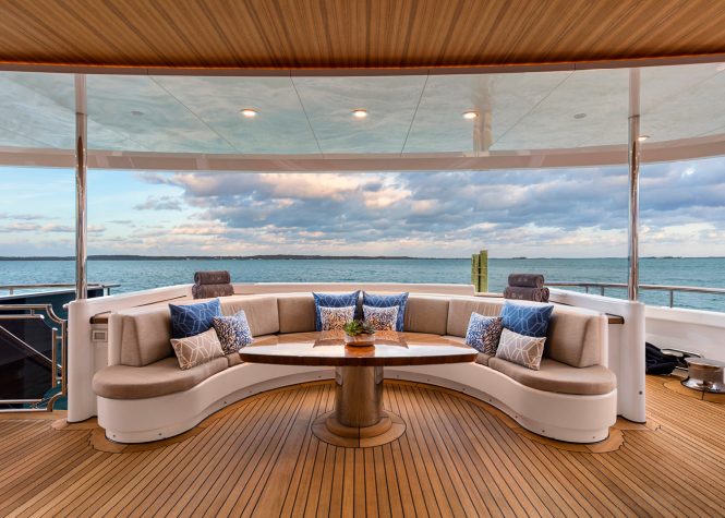 Exterior seating area