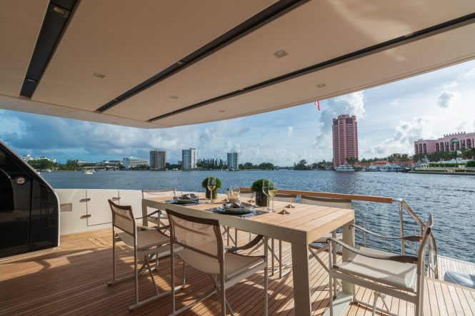 aft deck alfresco dining