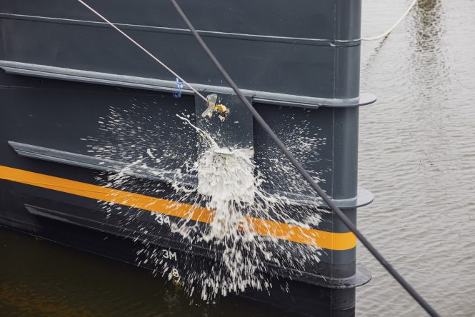 Damen Yachting - Naming Ceremony Gene Chaser yacht support vessel