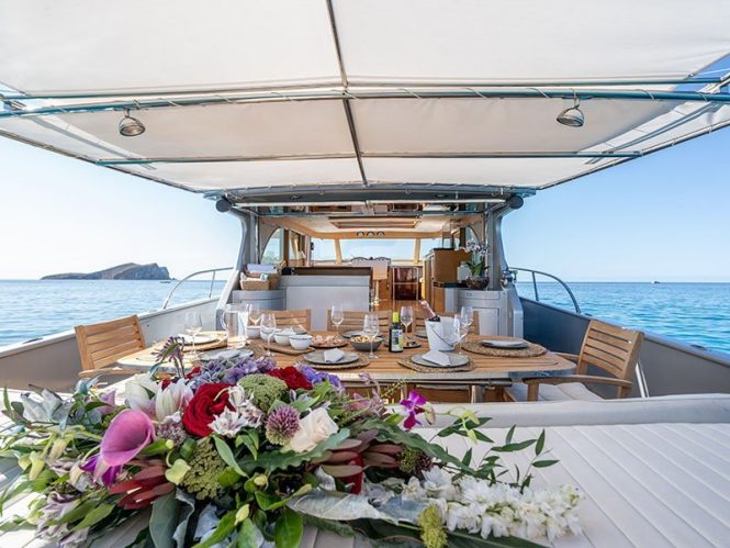 Alfresco dining area