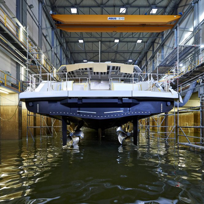 aft view under construction