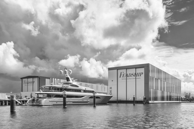 Feadship Yard - Photo of motor yacht Project 709 to be released soon