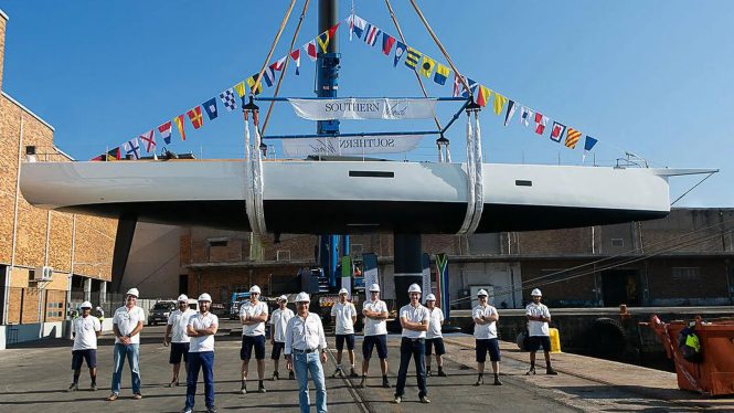 Luxury sailing yacht TANIWHA launched