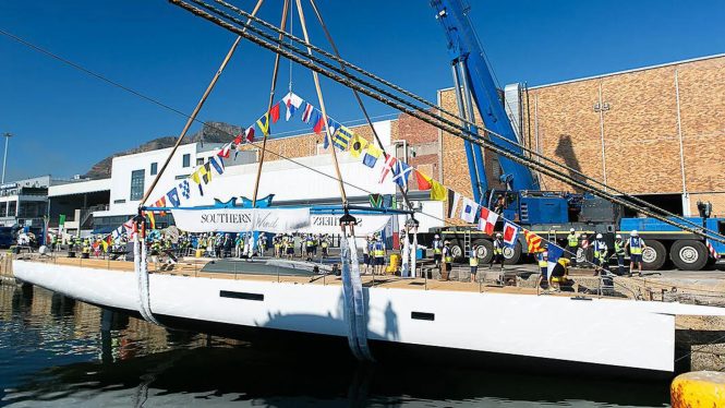 TANIWHA hitting water