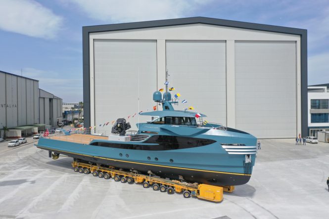 Phi Phantom yacht support vessel © Alia Yachts