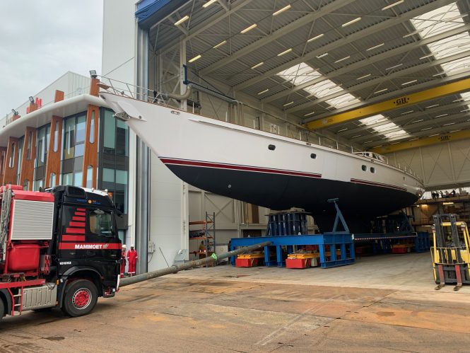 Juliet at launch by Huisfit in Amsterdam - image by Huisfit