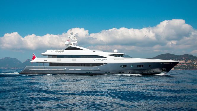Motor yacht TURQUOISE available for charter in the West Med
