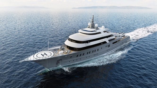 Mega yacht VICTORIOUS