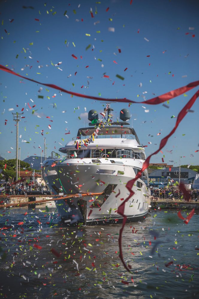 Benetti MY Lucky Wave launch
