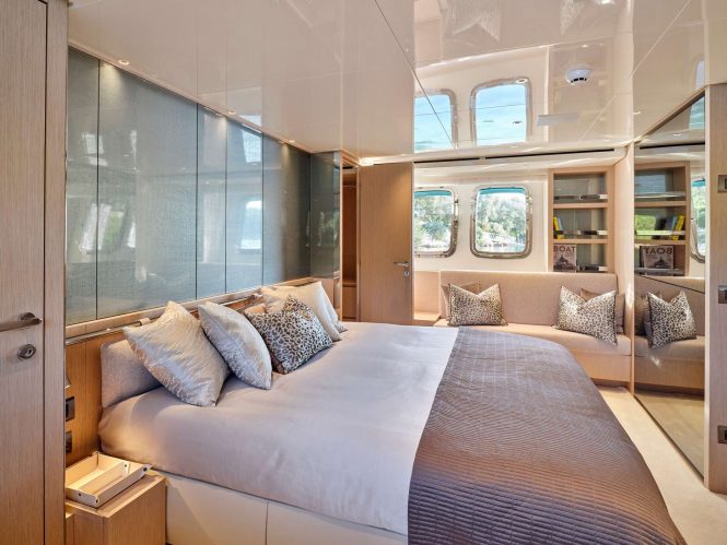 Spacious master cabin