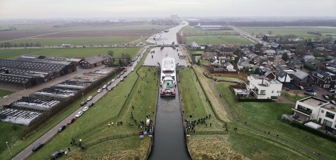 80m motor yacht GALACTICA on her maiden voyage © Heesen Yachts