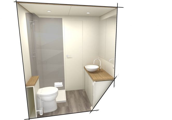 Crew Interior Cabins Aft Bathroom