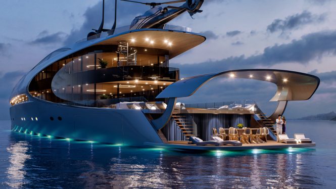 Project Unique 71 by SkyStyle by night