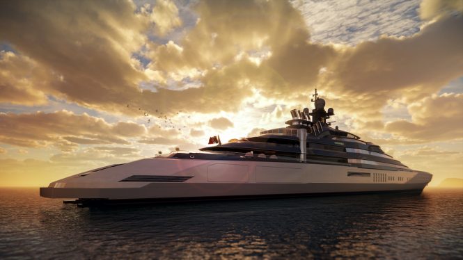 Superyacht Concept CENTERFOLD by Nuvolari Lenard