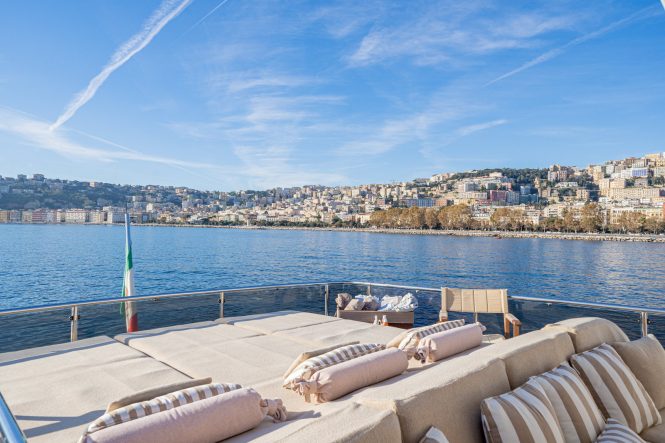 flybridge - sunbathing