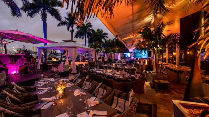 In preparation for the Event Dinner at The Deck, Island Gardens 2.jpg