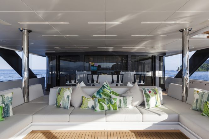 Large deck areas to relax on Quinta Essentia