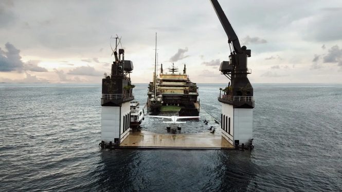 Semi-submersible 146 m explorer yacht © Karmarine Shipyard