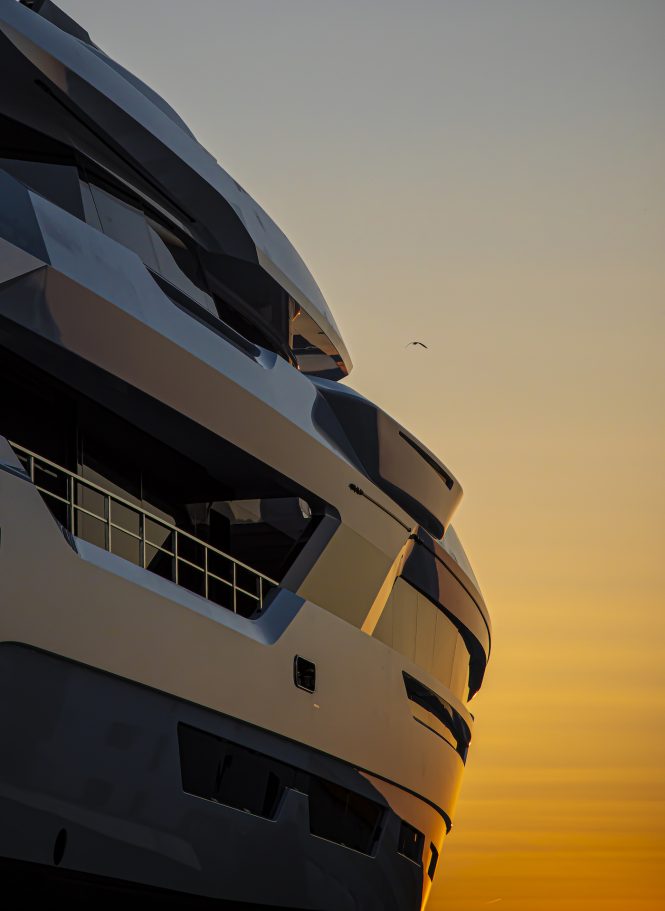 Detail of yacht ATTITUDE by Baglietto - Photo © Baglietto