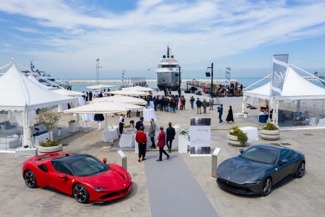Launching ceremony of motor yacht ARIA SF