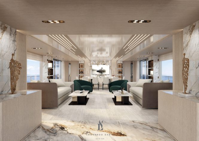 main saloon rendering
